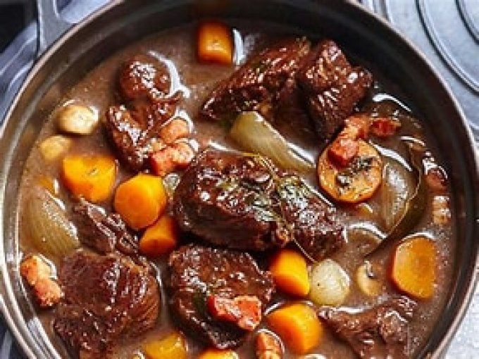 MERCREDI  : 1 Boeuf bourguignon maison