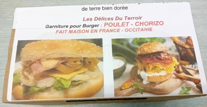 Pack GARNITURE BURGER POULET CHORIZO 4 pers